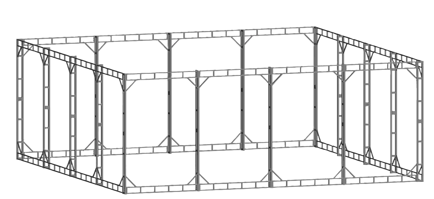 Полётная зона 10×10×4 м